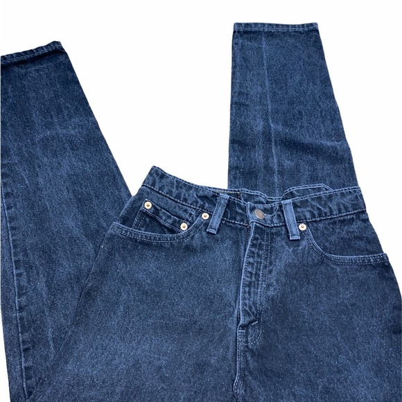 Levi’s vintage slim fit tapered leg black hog rise MOM jeans size 9 medium - Picture 4 of 9